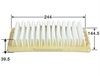 <b>MITSUBISHI:</b> MR968396<br/><b>NISSAN:</b> AY120-KE057<br/>